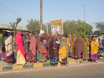 Fermata autobus - Rajasthan, India